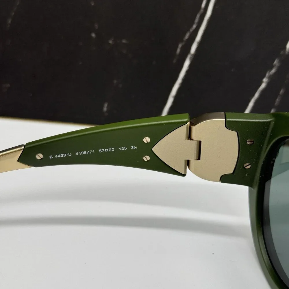 NEW BURBERRY BE4433U 413871 SUNGLASSES GREEN UNISEX BE4433U 4138/71 BURBERRY